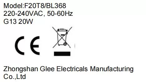 20W LAMP CE MARKING