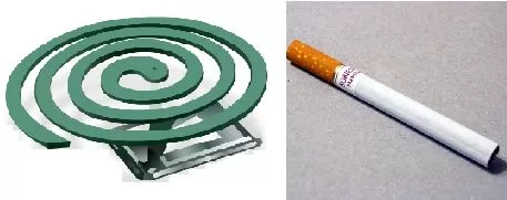 Mosquito Coil VS cigarette