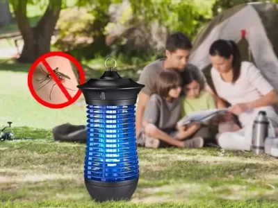 Outdoor Bug Zapper Post